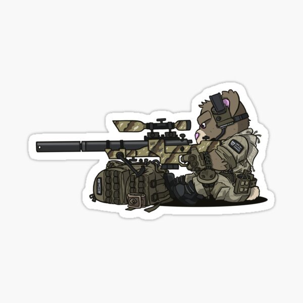 Наклейка снайпер