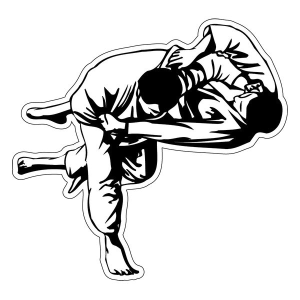 Кикбоксинг силуэт