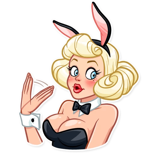 Стикеры плэйбой