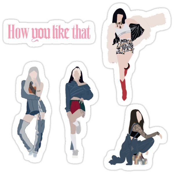 Стикеры блэкпинк для блинк