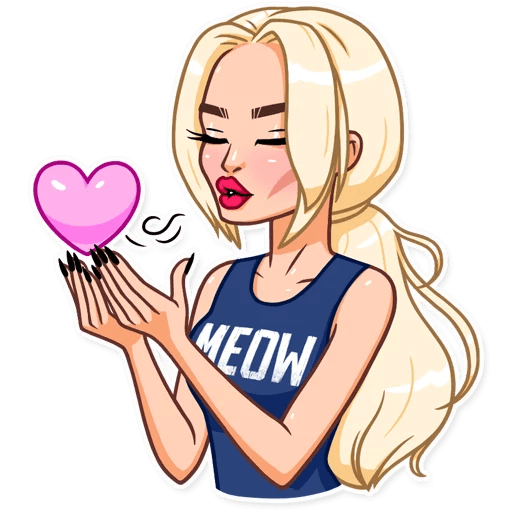 Стикеры телеграмма Бетси