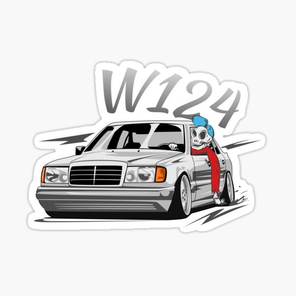 Стикеры Mercedes w124