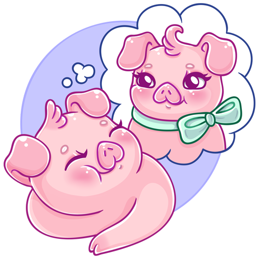 Поросенок Тимоша стикер