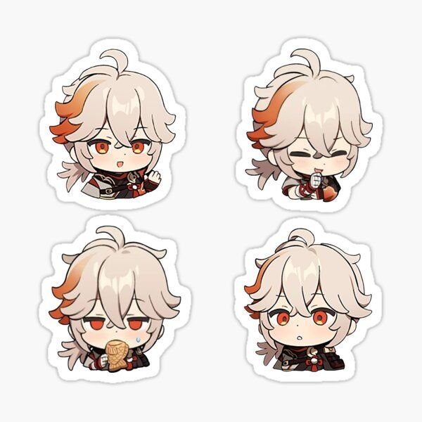 Аяка Стикеры Геншин