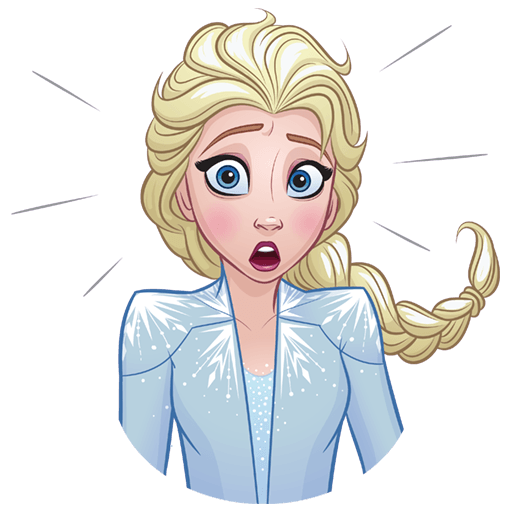 Эльза Стикеры телеграмм