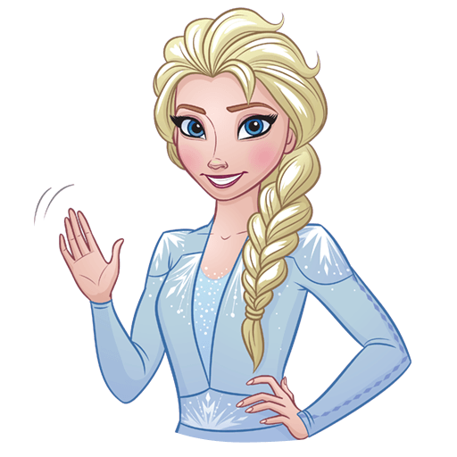 Стикеры Эльза и Анна