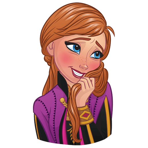 Эльза Стикеры телеграмм