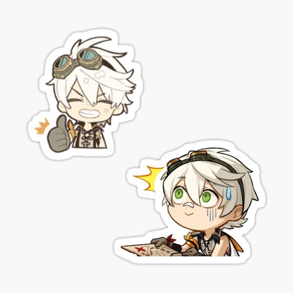 Genshin Impact Stickers Bennett