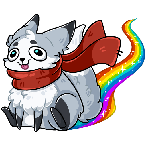 Лисик Рейни Стикеры