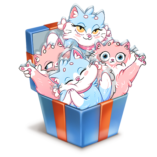 Стикерпак замурчательная парочка