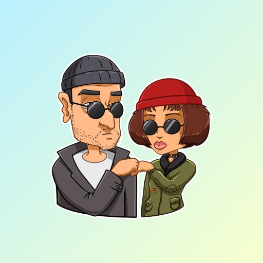 Стикер Леона из БРАВЛ старс