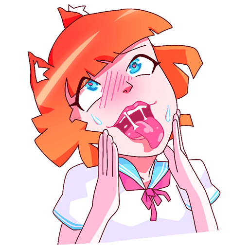 Айко тян Стикеры