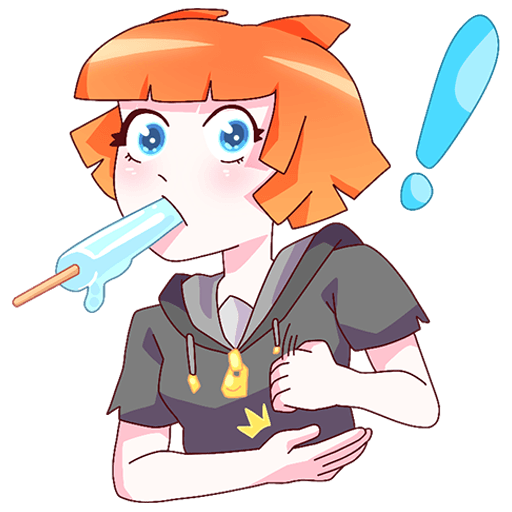 Айко тян Стикеры