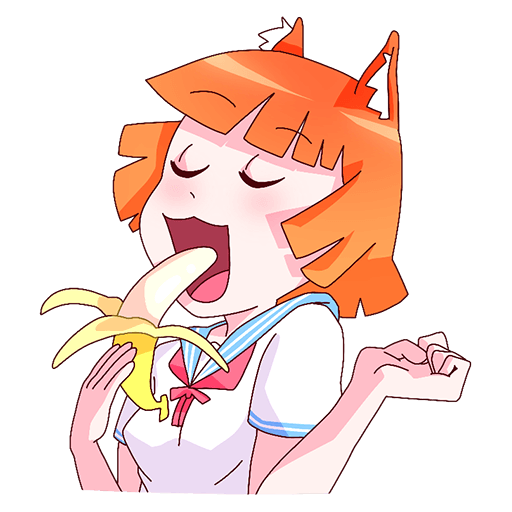 Стикеры ВК Айко тян