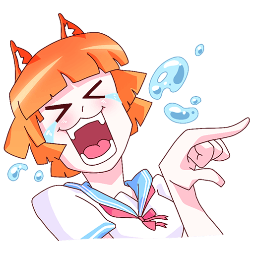 Набор стикеров «Айко-тян»