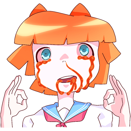 Стикеры ВК Айко тян