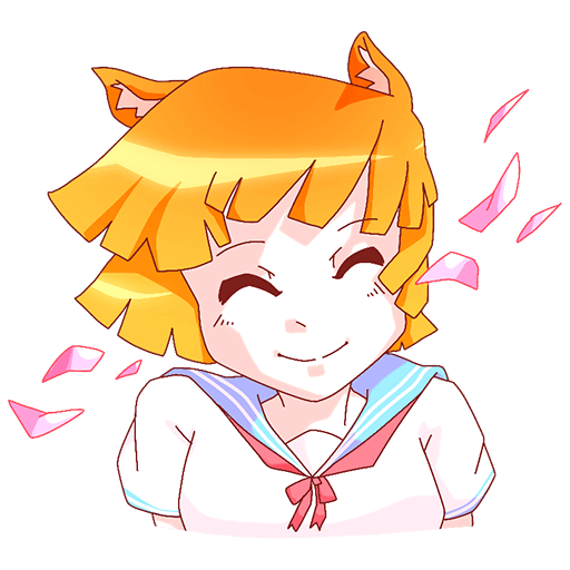 Айко тян Стикеры