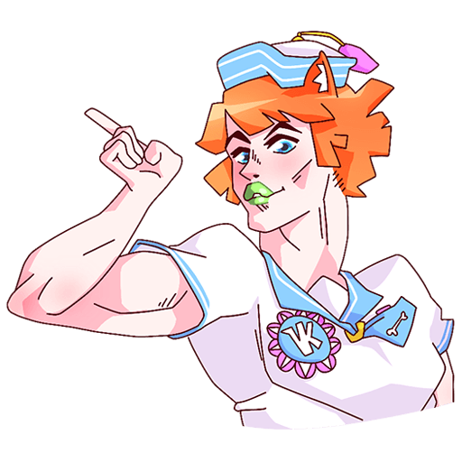 Айко тян Стикеры