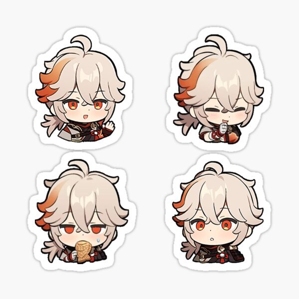 Стикеры Геншин Импакт Чиби Сяо