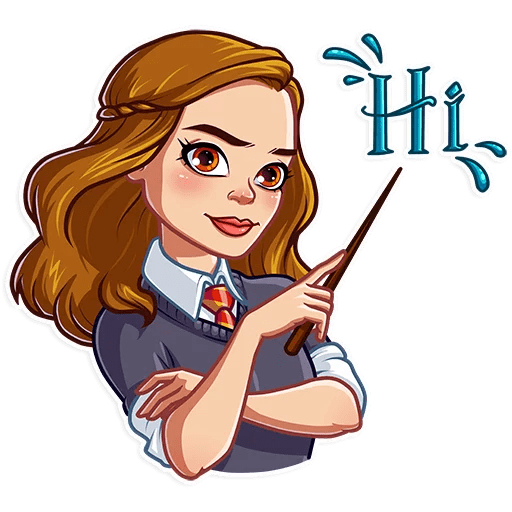 Стикеры Гарри Поттер Гермиона