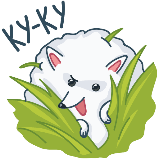 Стикеры телеграм Пушок