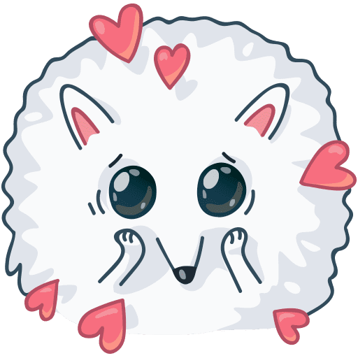 Стикеры ВК Пушок