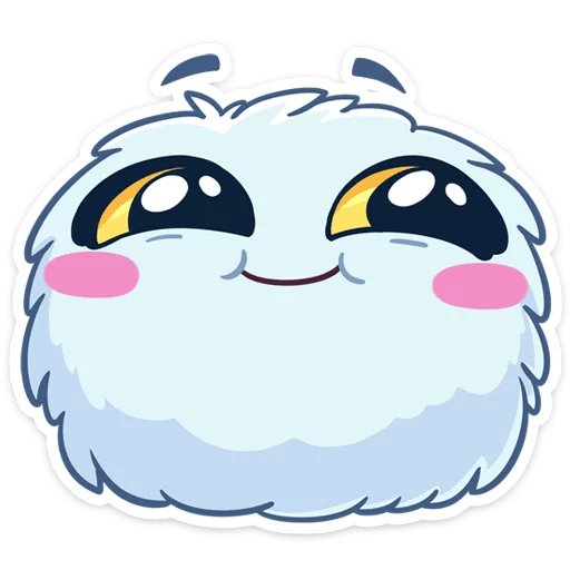 Стикеры Пушистик