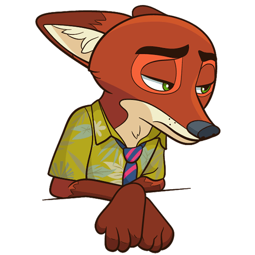 Ник Уайльд Стикеры