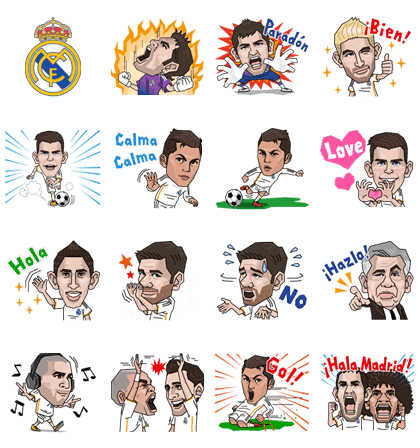 Реал Мадрид Стикеры телеграм