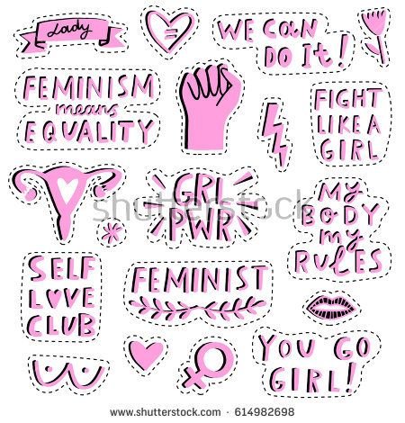 Стикеры феминизм