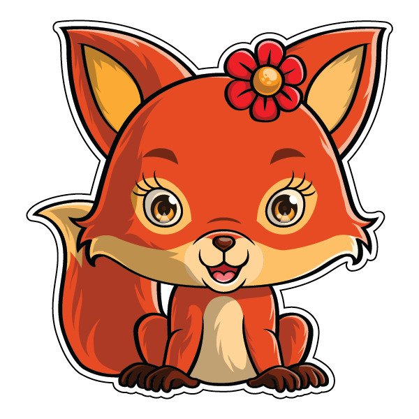 Стикеры Лисенок