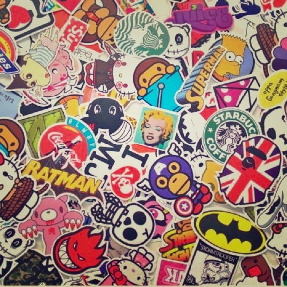 Много стикеров