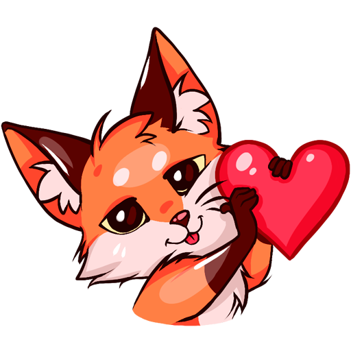 Стикеры Лисенок Паппи