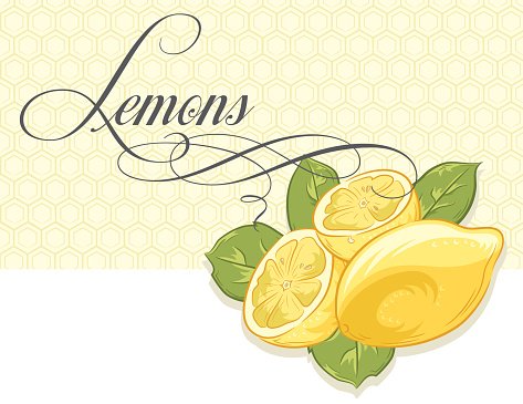 Лимончик мультяшный