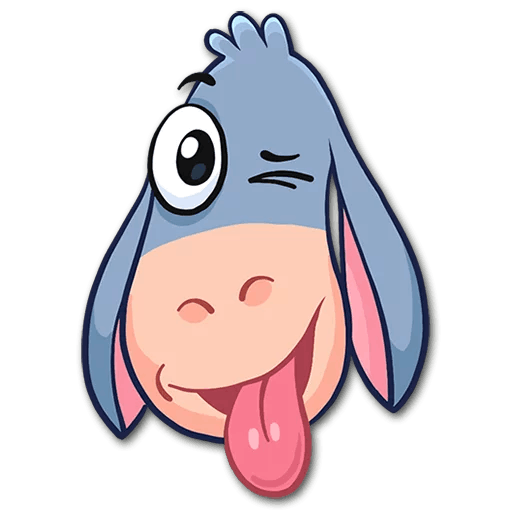 Ослик Элвис Стикеры ВК