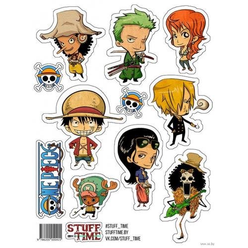 Стикеры one piece (49 фото)