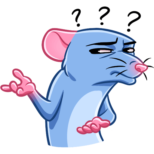 Крыса стикер