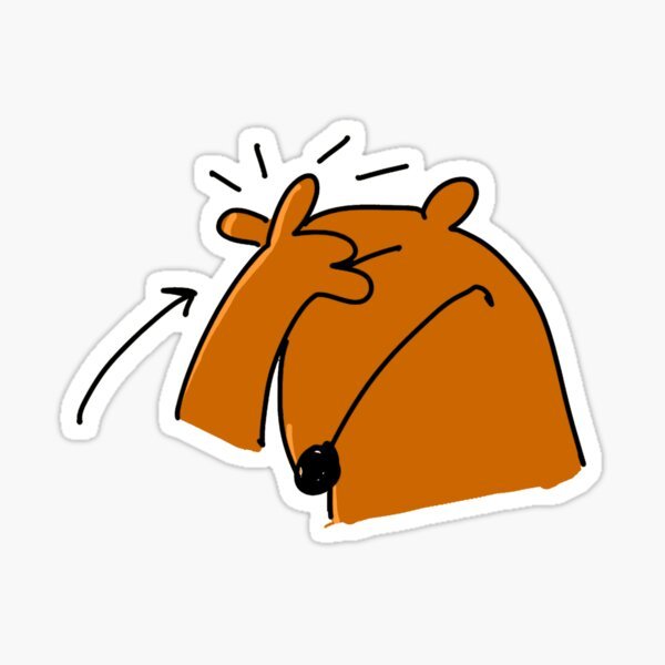 Рукалицо стикер ВК