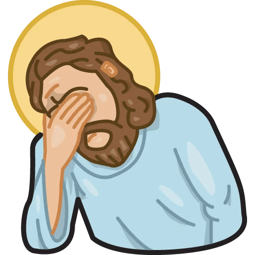 Facepalm стикер