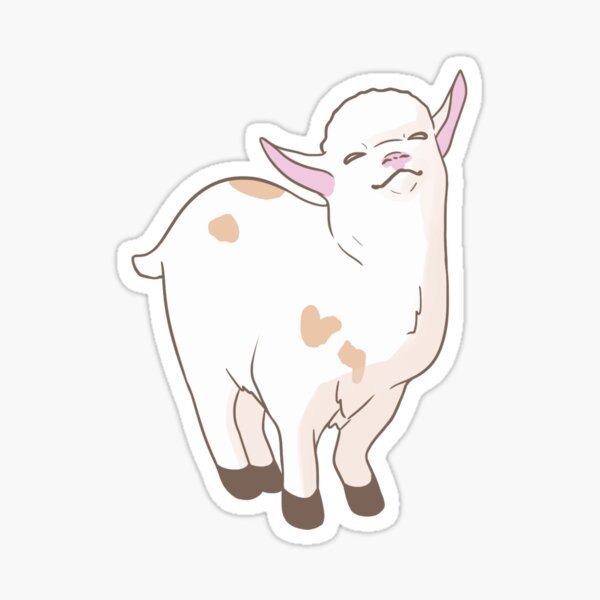 Стикер коза