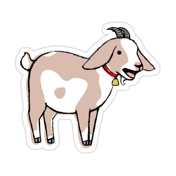 Стикер коза
