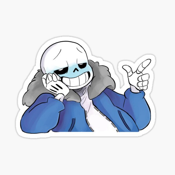 Санс смеётся