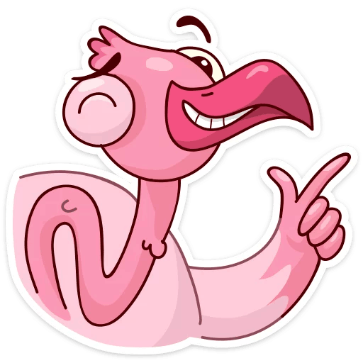 Стикеры ВК Фламинго Эйо