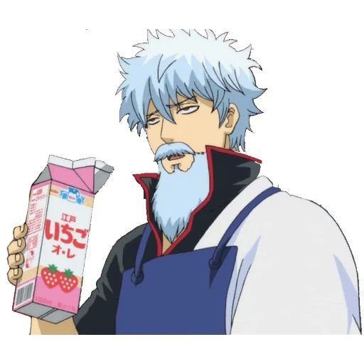 Саката Гинтоки без фона