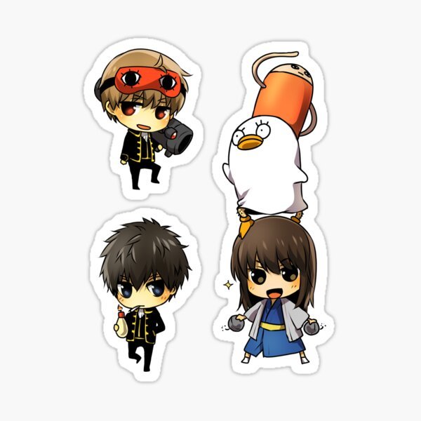 Гинтама наклейки