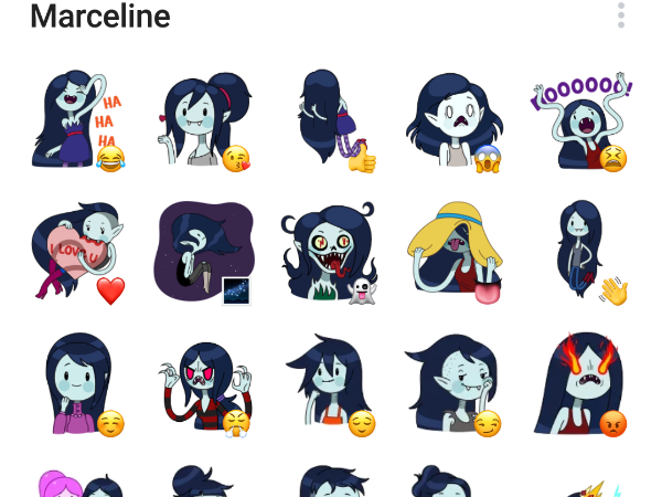 Стикеры Марселин