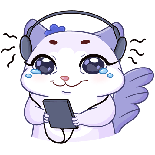 Набор стикеров ВК Миу мяу