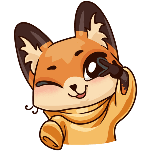 Стикеры лиса