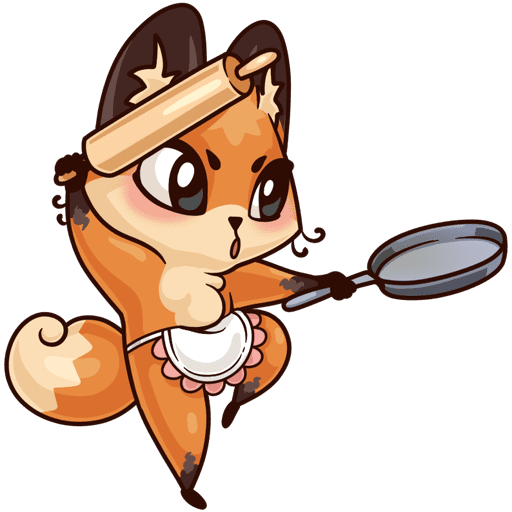 Стикеры ВК лиса