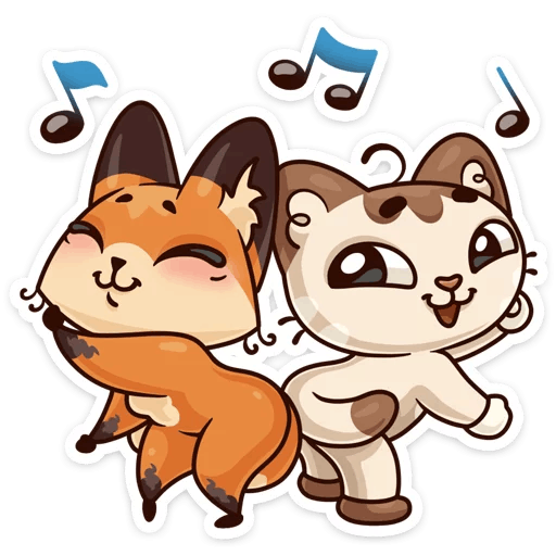 Стикер обнимашки